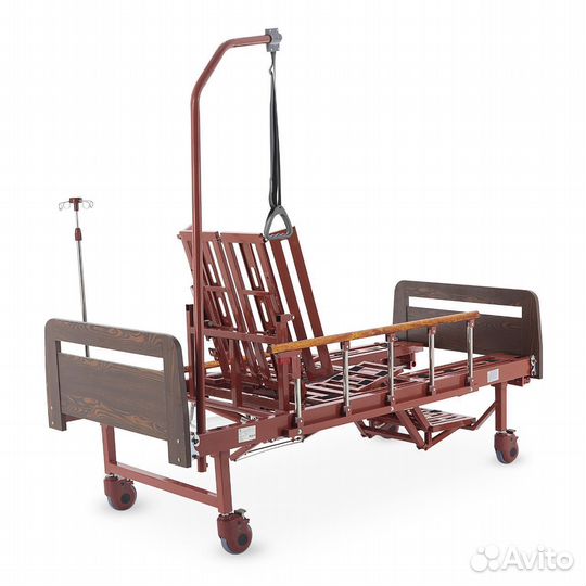 Медицинская кровать механическая YG-5, мм-5124Д-01