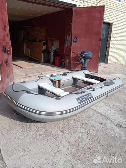 Лодка пвх муссон 3400 с мотором tarpon 9,9 (15)