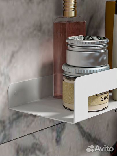 Полки для ванной, Freya, Белая, 50 см