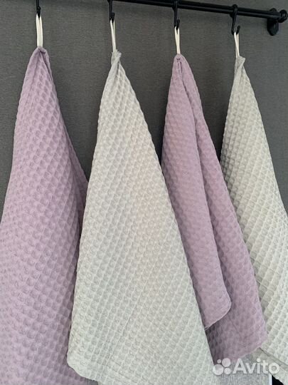 Полотенце для волос с пуговкой