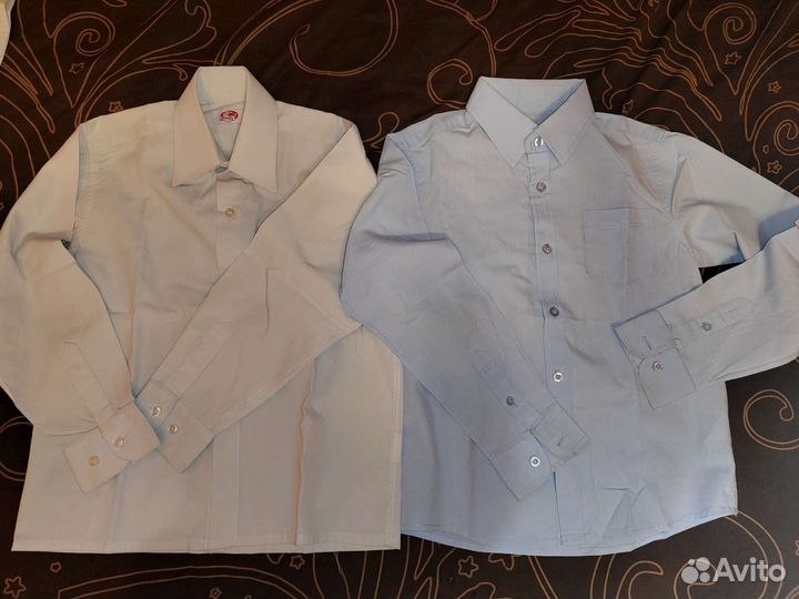 Школьная рубашка 122, 140, 146 бу