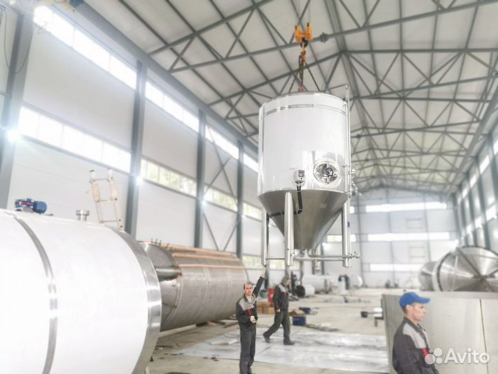 Танк для пива цилиндро конический цкт 1500 литров