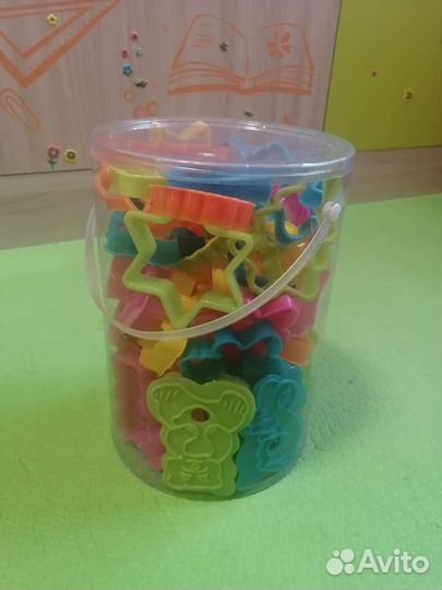 Формочки для печенья пластилина песка