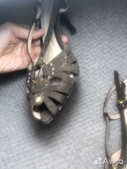 Baldinini босоножки 38 eur коричневые