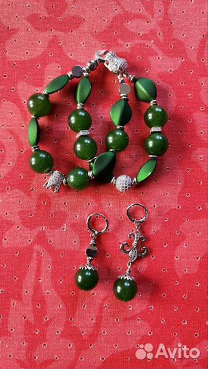 Серьги и браслет