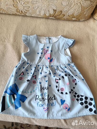 Платье для девочки 86