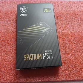 Твердотельный накопитель M.2 MSI Spatium M371 500G