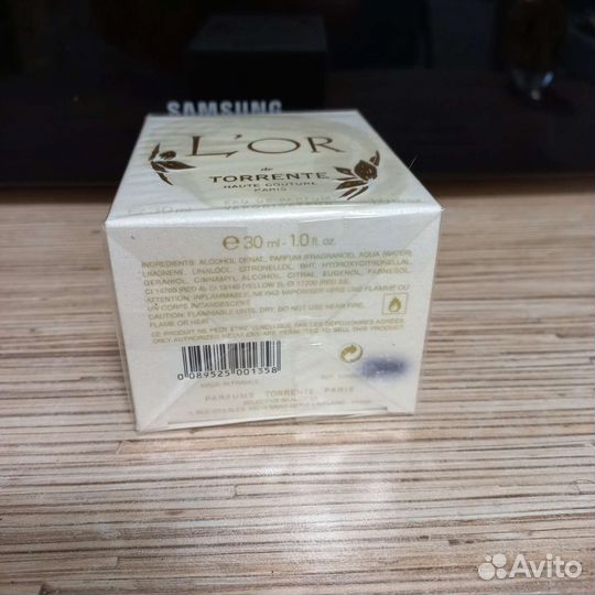 Парфюмерная вода женская L'or de torrente