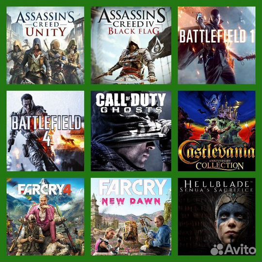 Xbox one, игры от 190 в ключах