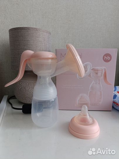 Молокоотсос ручной happy baby