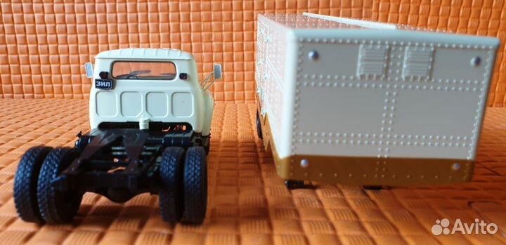 ЗИЛ 130В1 с полуприцепом одаз 794, модель, 1/43