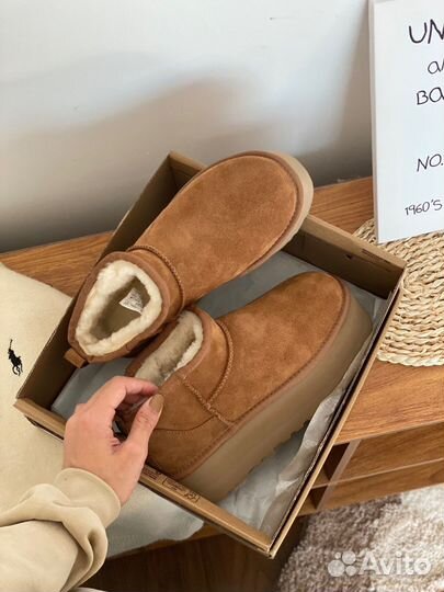 UGG Classic Ultra Mini Platform Chestnut