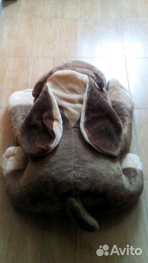 Большая мягкая собака + набор игрушек