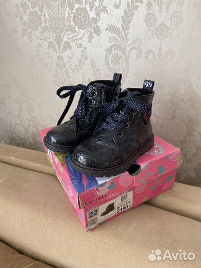 Ботинки для девочки 22 размер