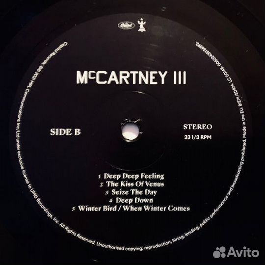 Винил McCartney – McCartney III