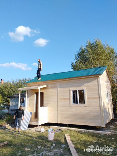 Дачный домик каркасный