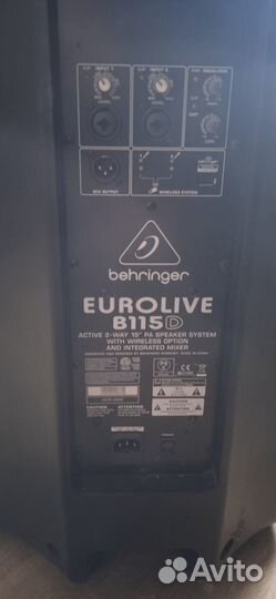 Акустическая система behringer B 115 eurolive