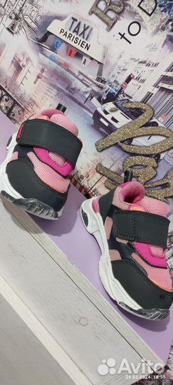 Детские кросовки для девочки 24 размер