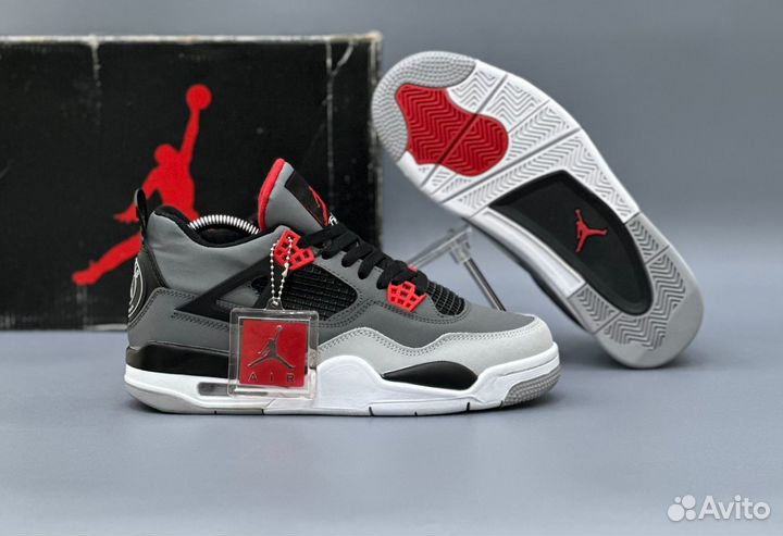 Nike Air Jordan 4 зимние кроссовки