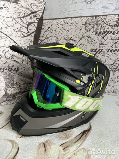 Мотошлем кроссовый