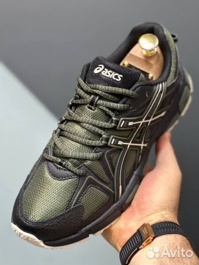 Кроссовки asics хаки мужские