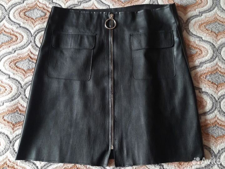 Кожаная юбка