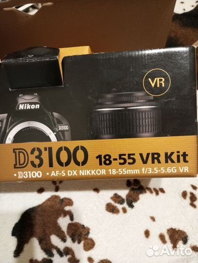 Зеркальный фотоаппарат nikon d3100