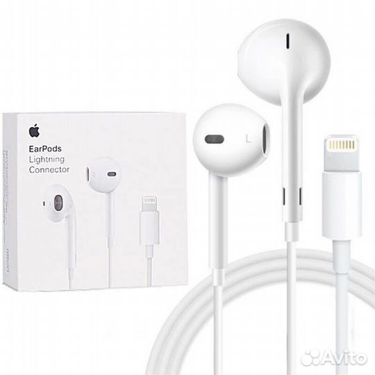 Наушники Apple EarPods Lightning Оригинал Новые