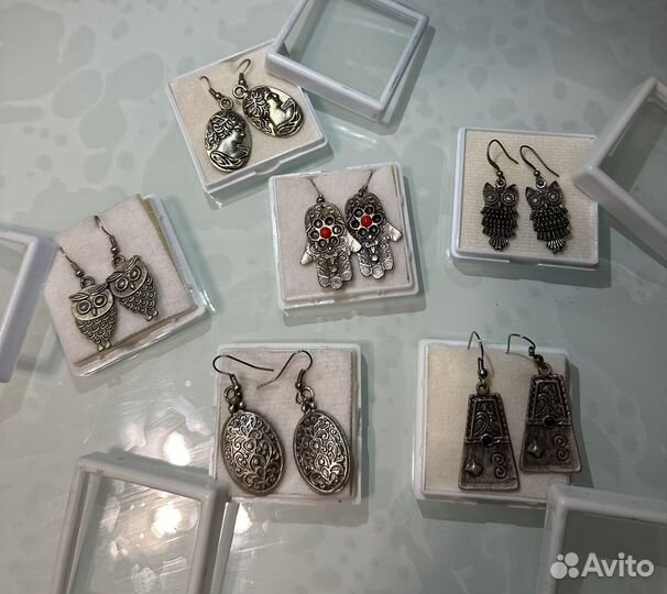Серьги ручная работа