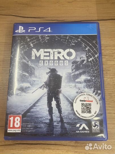 Метро: Исход (Metro Exodus) диск для PS4 б/у