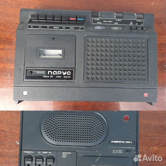 Кассетный магнитофон Парус 201