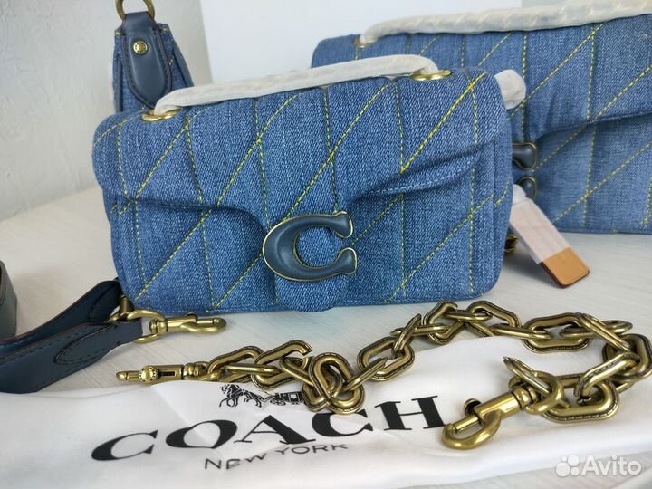 Сумка Coach джинсовая новая