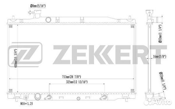 Радиатор охлажд CR-V 09