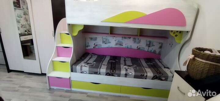 Двухъярусная кровать бу
