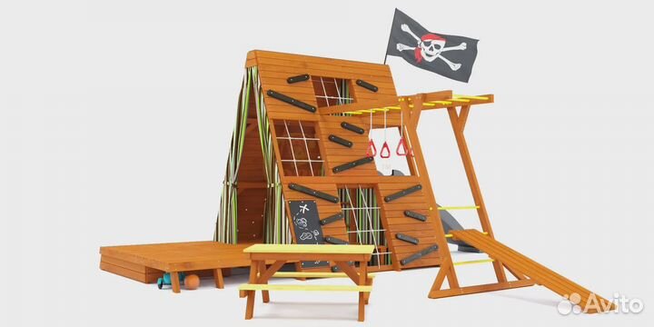 Спортивный домик Савушка База-5 со столиком