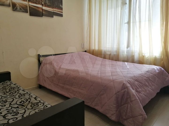 Квартира-студия, 20 м², 2 кровати