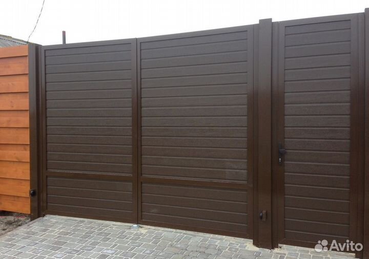 Ворота распашные монт. срок до 3х дн