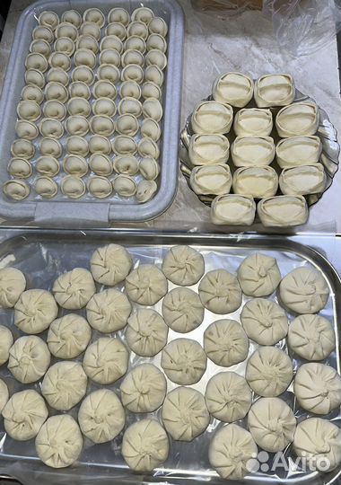 Пельмени чистая говядина манты хинкали вареники