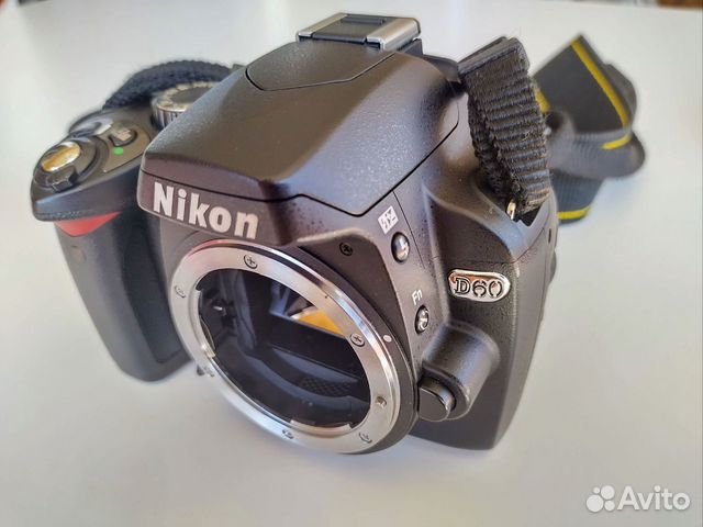 Фотоаппарат nikon d60 body (пробег - 6834 кадра)