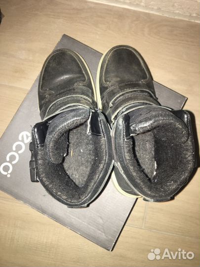 Ботиночки экко ecco утеплённые