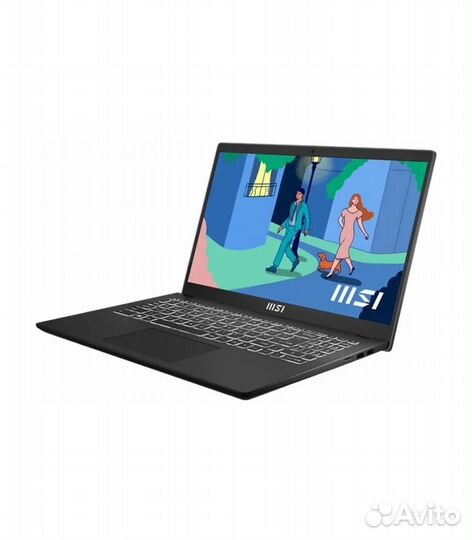 Ноутбук MSI Modern 14 C5M-011XRU, черный