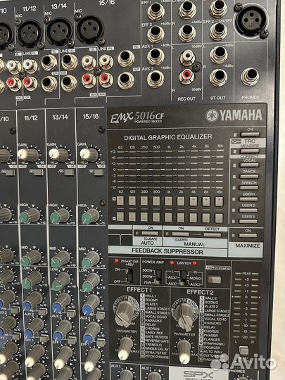 Активный микшерный пульт Yamaha EMX 5016CF (оригин