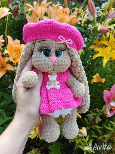 Мягкая игрушка заяц