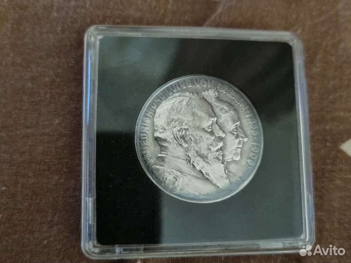 Германия. Баден. 2 марки. 1906 год