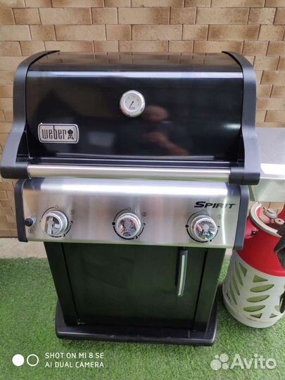 Weber spirit E-315 GBS гриль газовый, черный