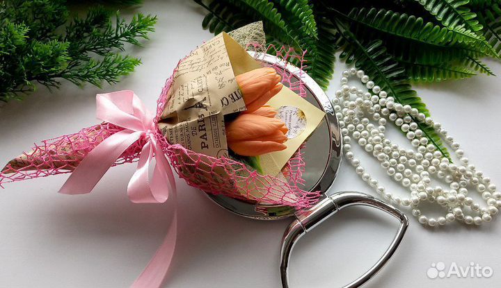 Букет цветов из мыла