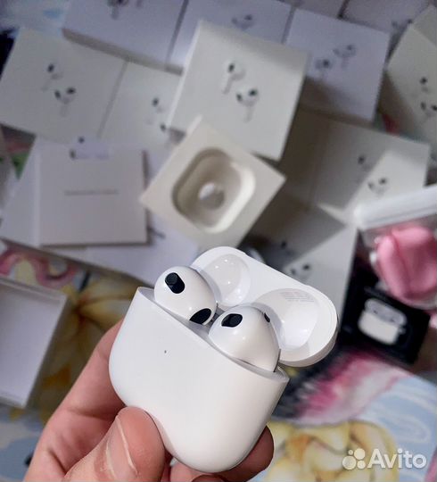 Беспроводные наушники apple airpods 3 + чехол