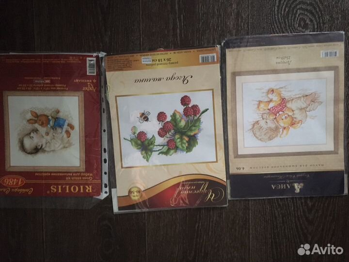 Вышивка крестиком (остатки от наборов)