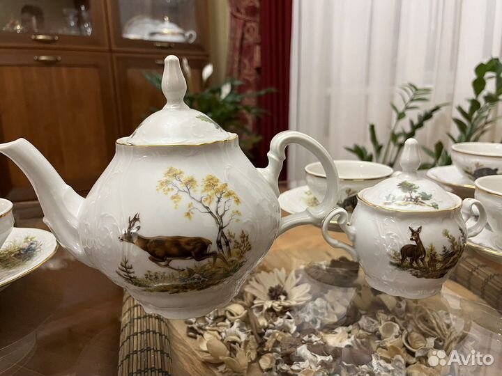 Охотничий сервиз чайный