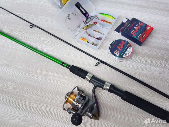 Спиннинг Kaida с катушкой